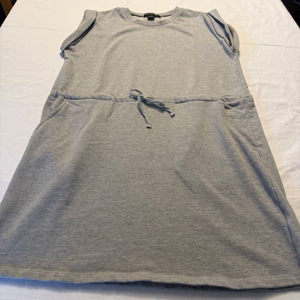 Sociology Women’s Grey Knit Dress XL: pockets & muscle sleeves